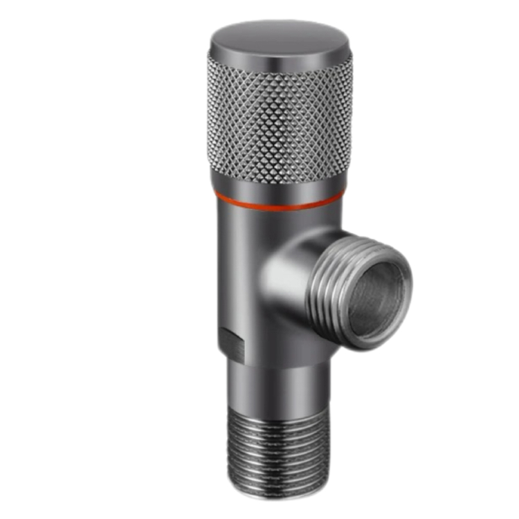 Valve à angle de déviation d'eau chaude et froide antidérapante
