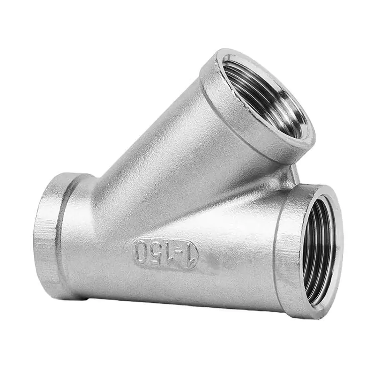 Tee à tubu à angle BSP en acier inoxydable