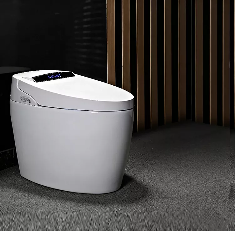 Toilette intelligente Flip-Top azionata da pede