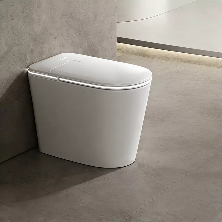 Toilette intelligente cù coperchio radar senza limitazione di pressione d'acqua