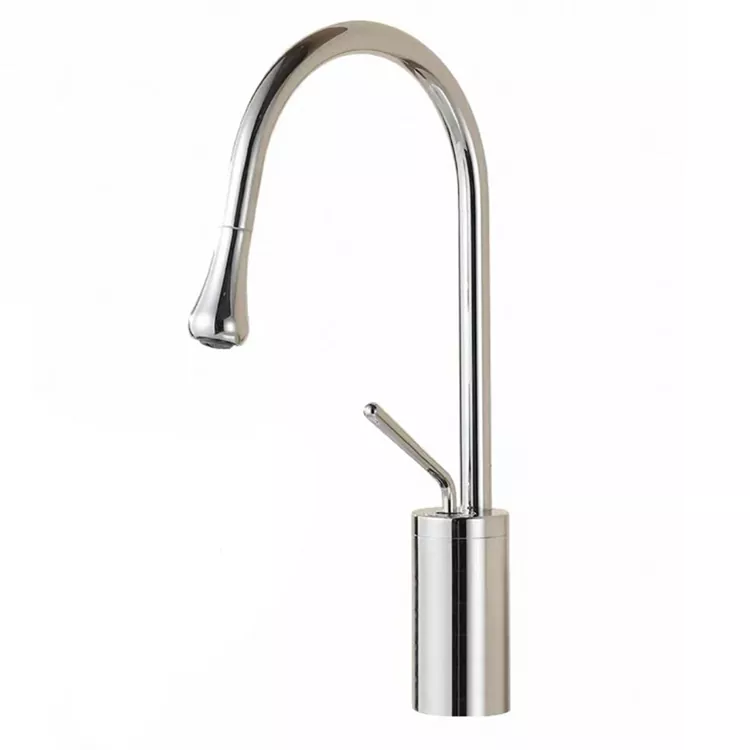 Rubinetto estraibile per lavabo a goccia d'acqua